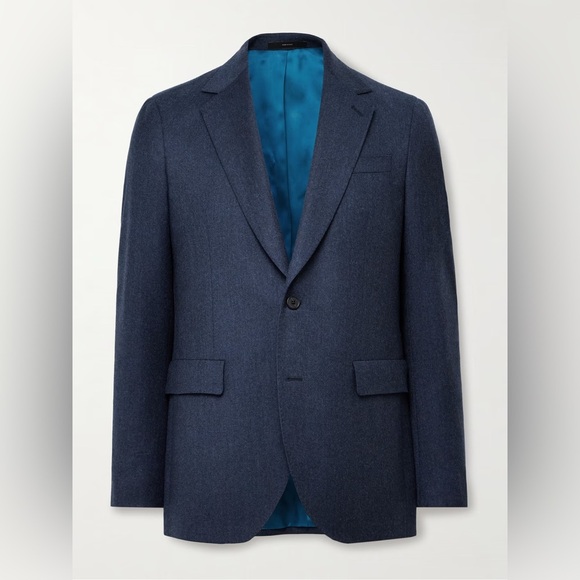 Paul Smith Kensington Fit Navy 2 Button Blazer- Size US 40R - Picture 1 of 15
